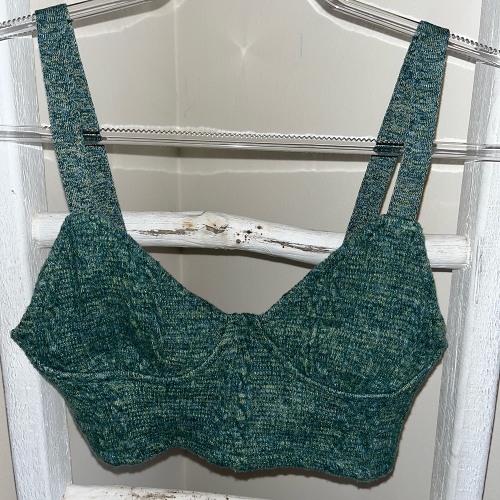 Zara Sweater Crop Top